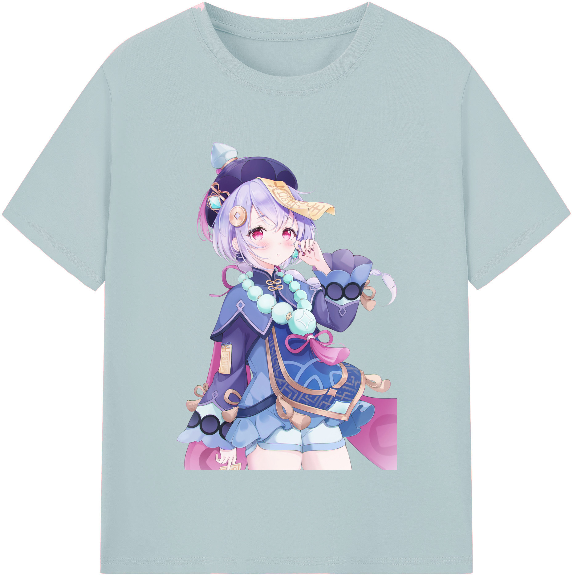 げんし神 七七 なな  genshin Nana 綿100％半袖Tシャツ（フロントプリント）